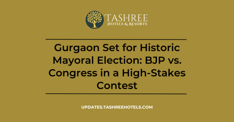 Gurgaon Set for Historic Mayoral Election: BJP vs. Congress in a High-Stakes Contest
